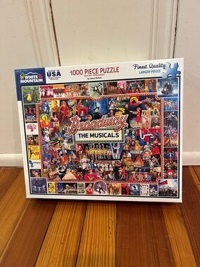White Mountain 'Broadway: The Musicals' 1000-Piece Puzzle - Blue